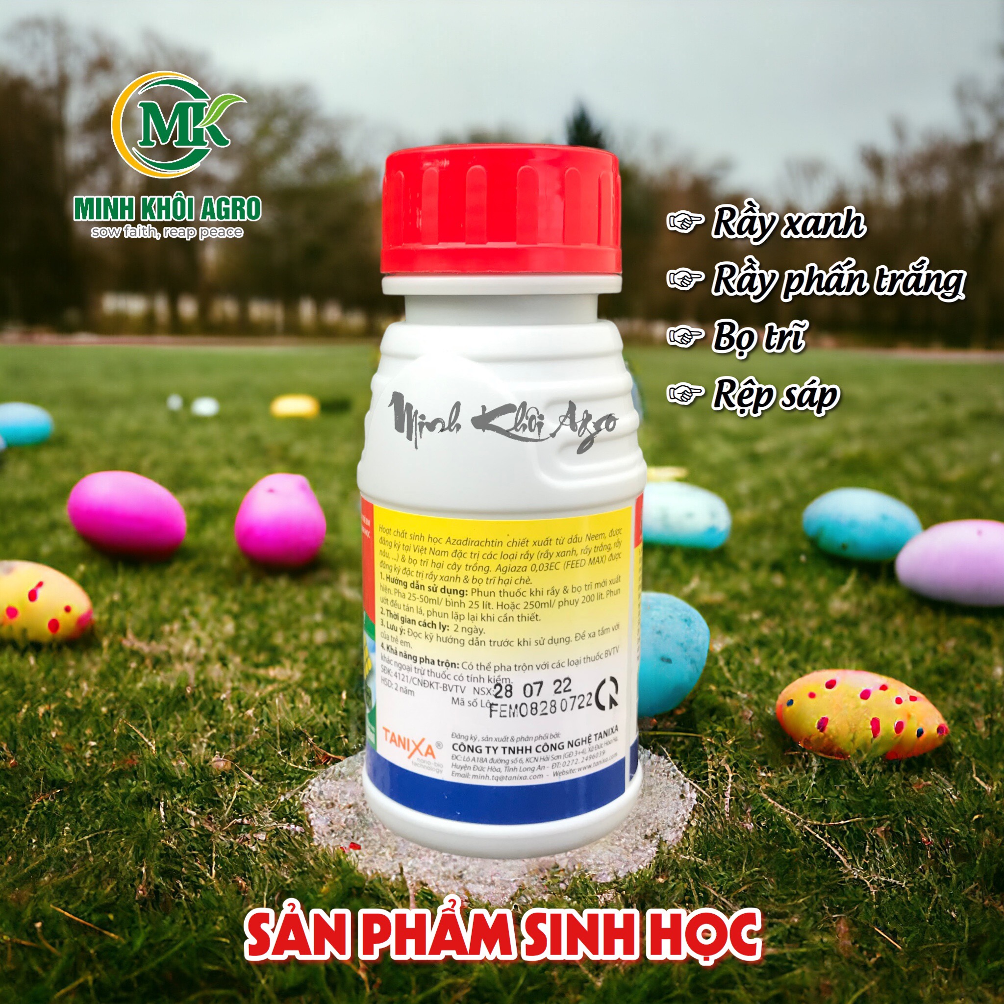 Thuốc trừ sâu sinh học Agiaza FeedMax 0.03EC - Chai 250ml
